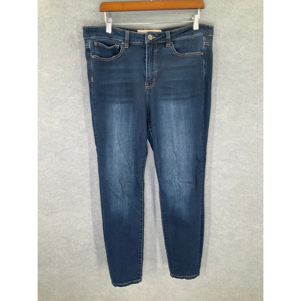 Soft Surroundings Women's Size 10 Dark Wash Denim Jeans Stretch Casual